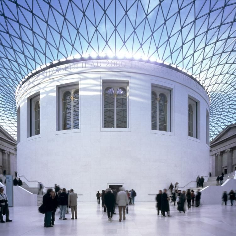 Inside the Great Court at the British Museum