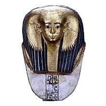 Egyptian mummy mask of Satdjehuty