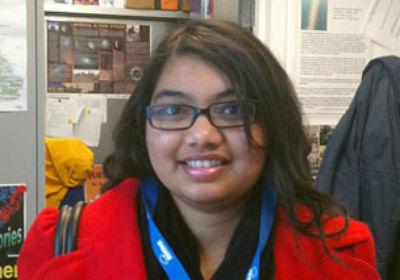 Close up of woman standing in office