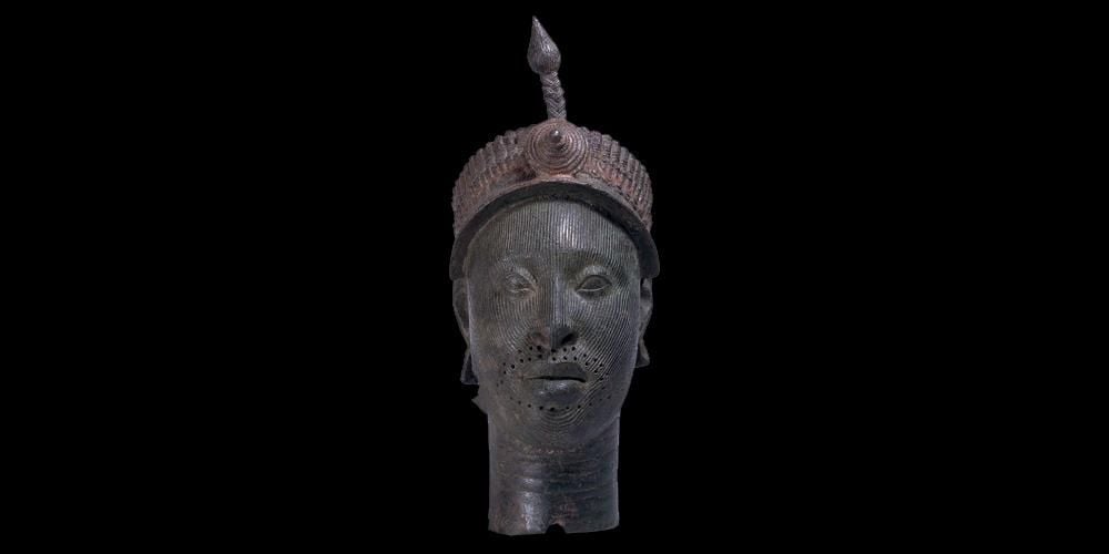 King of Ife: The Ife head, brass head of a ruler