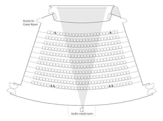 BP Lecture Theatre plan