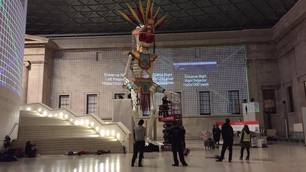 Filming at the British Museum