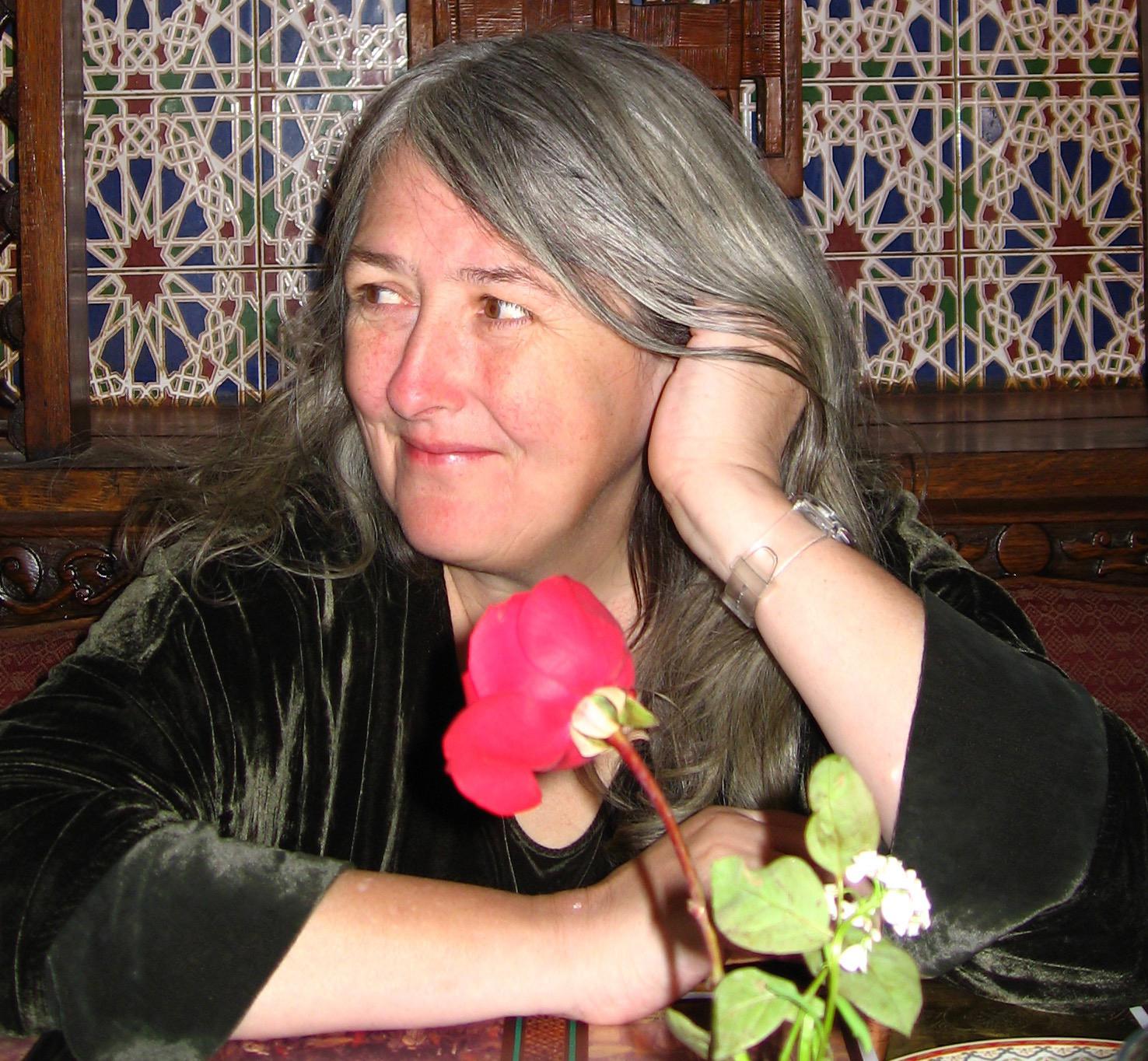 A photograph of Mary Beard in Cairo