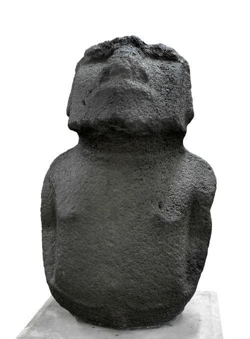Basalt statue