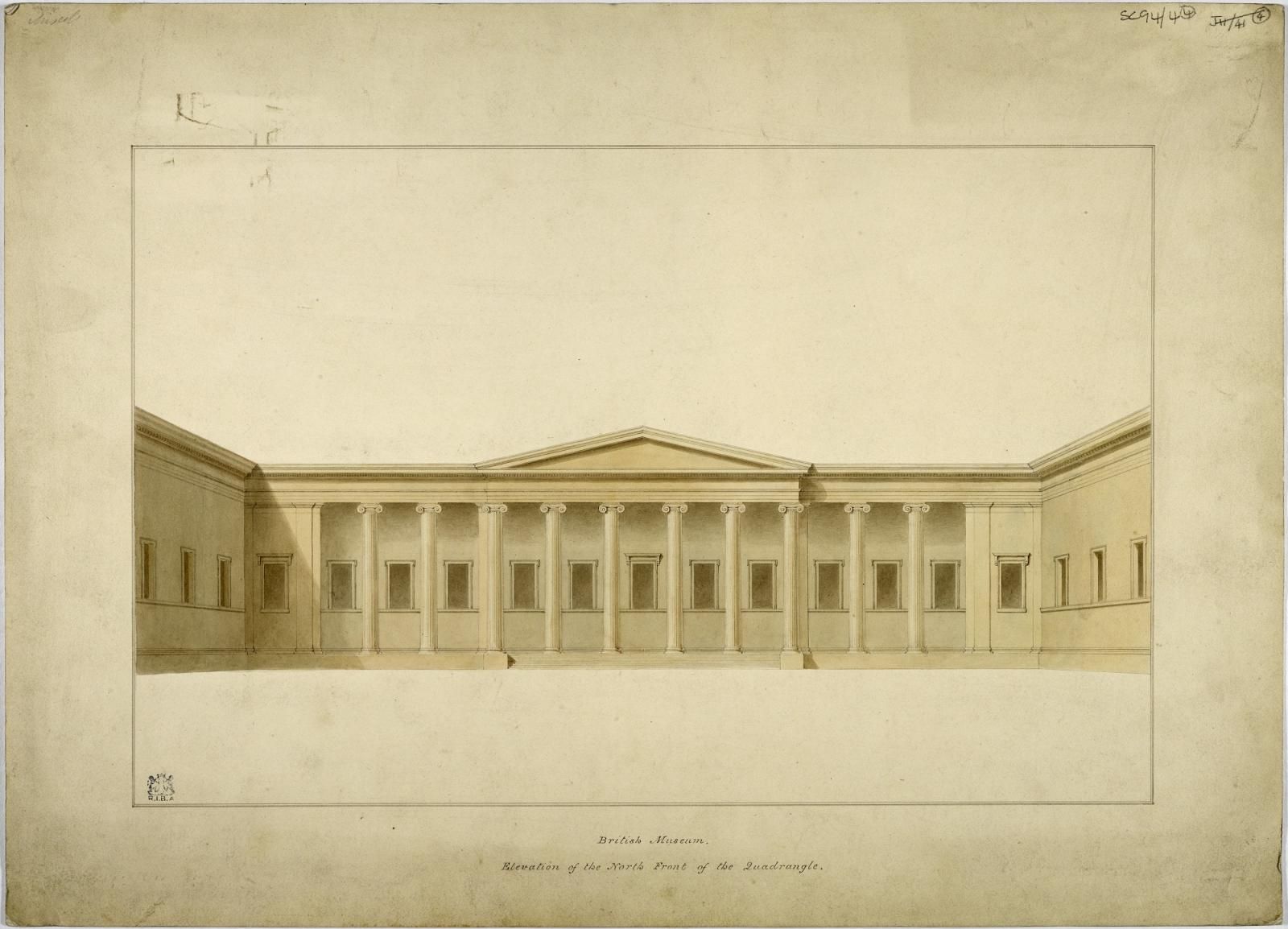 The quadrangle at the British Museum.