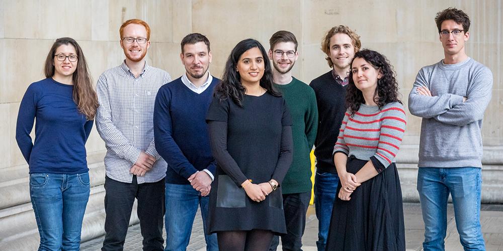 Group of research students in the British Museum.