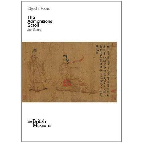 Book cover of The Admonitions Scroll showing section of scroll against white background