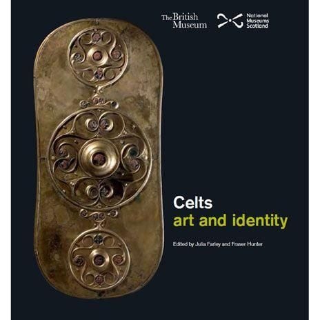 Book cover with a photo of a metal shield. 