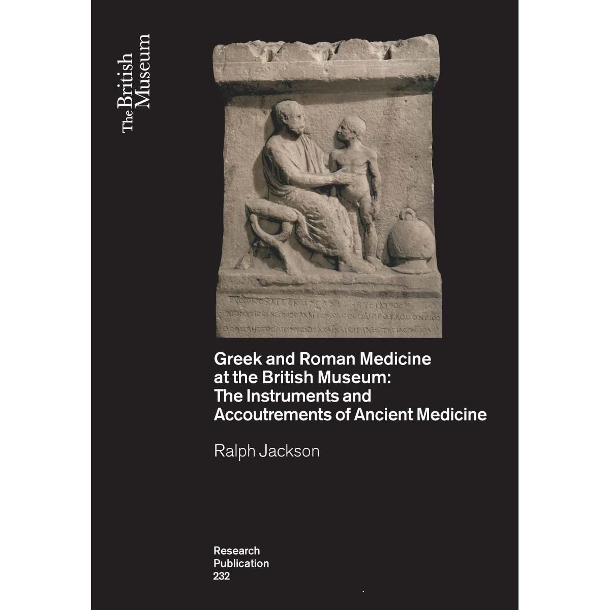 Book cover with image of stone relief depicting seated man and standing boy