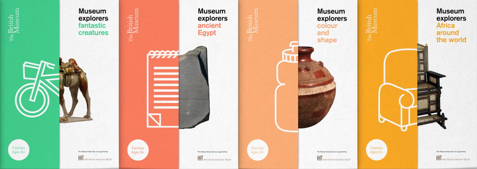 A selection of the Helen Hamlyn Trust Museum Explorer trails 