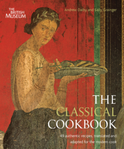 The Classical Cookbook book cover with painting of standing woman holding food